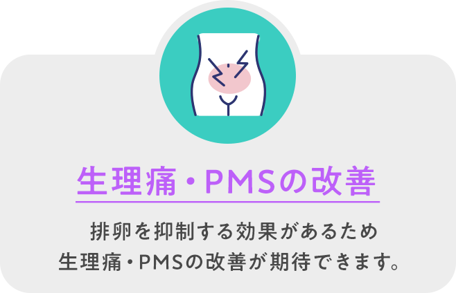 生理痛・PMSの改善