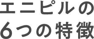 エニピルの6つの特徴