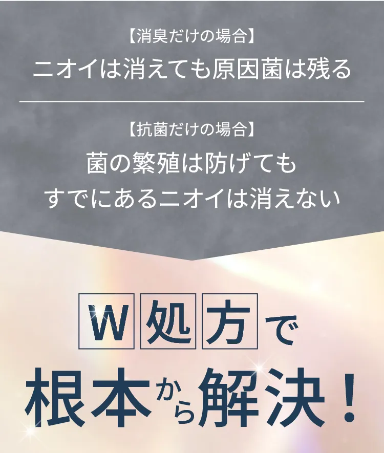 W処方で根本から解決！