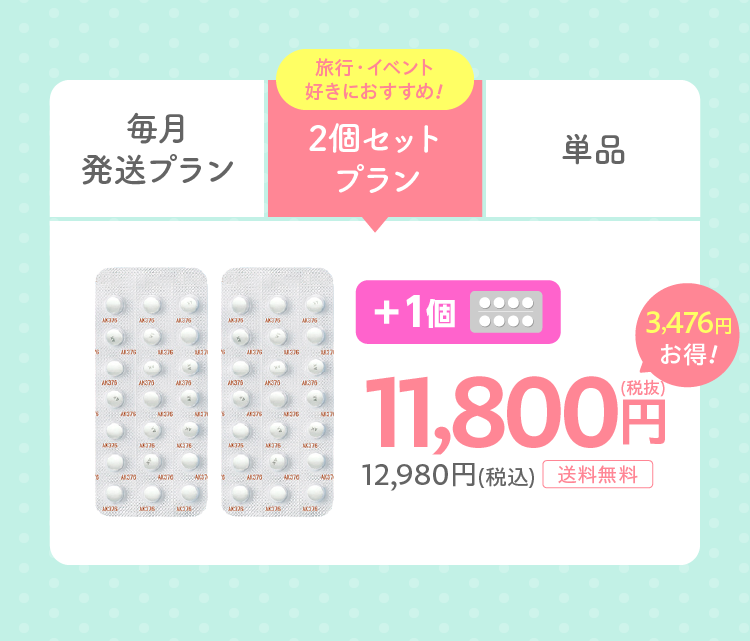2個セットプラン