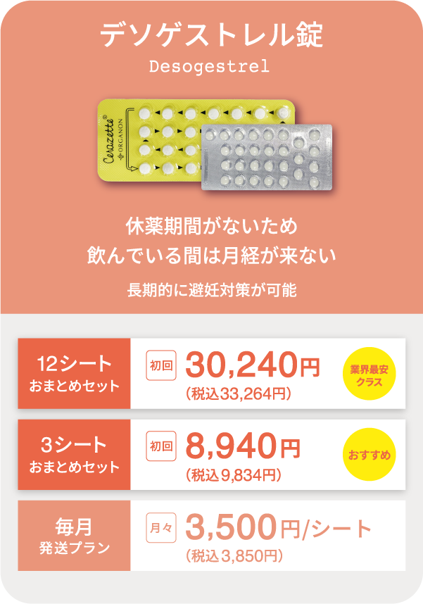 デソゲストレル錠
